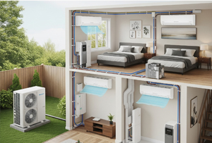 Climatización multisplit en vivienda