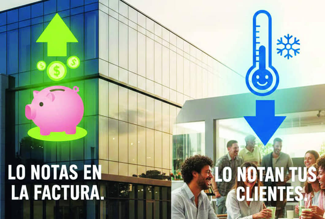 Climatización comercial: Lo notas en la factura. Lo notan tus clientes.